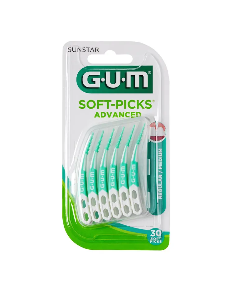 GUM Advanced interdentalna četkica  30 komada u paketu + etui za putovanja