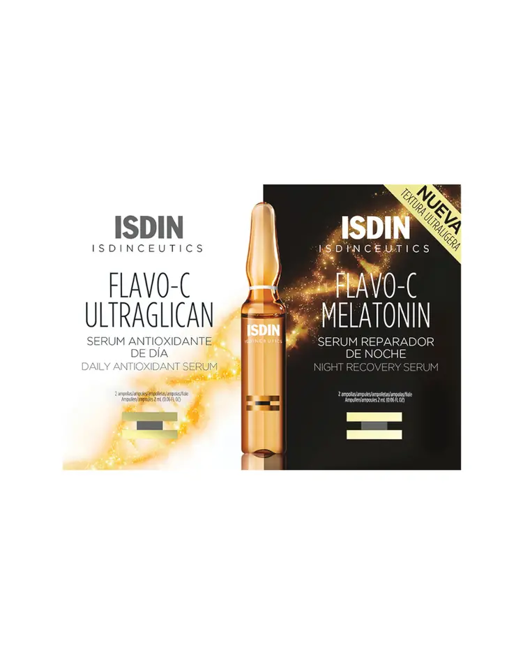 Isdinceutics Flavo-C  dnevne & noćne ampule 2 + 2   8 ml
