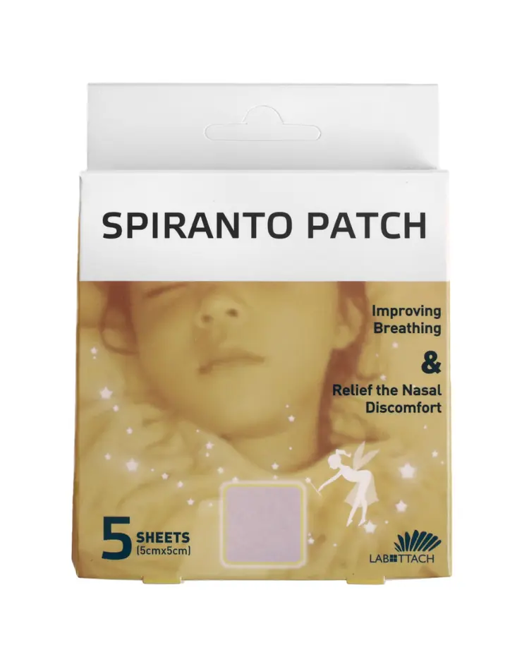 Spiranto patch 5 flastera  za olakšavanje disanja (5x5 cm)