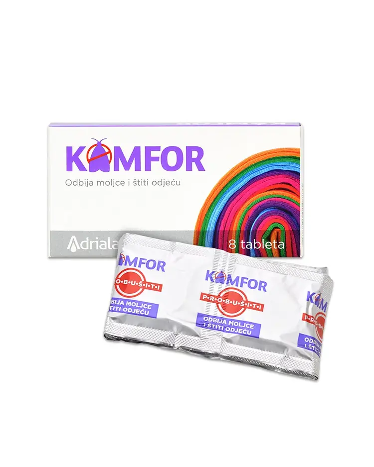 Kamfor tablete protiv moljaca 8 tableta