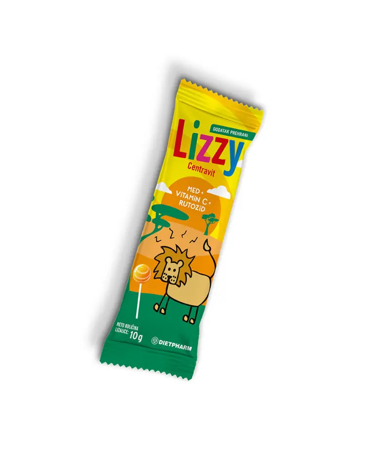 Dietpharm Lizzy centravit lizalica, 1 lizalica