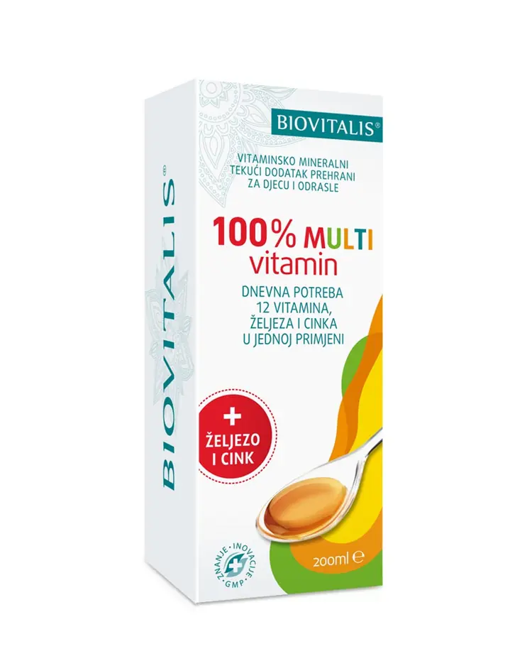 Biovitalis 100% Multivitamin + gel za dezinfekciju ruku GRATIS-1