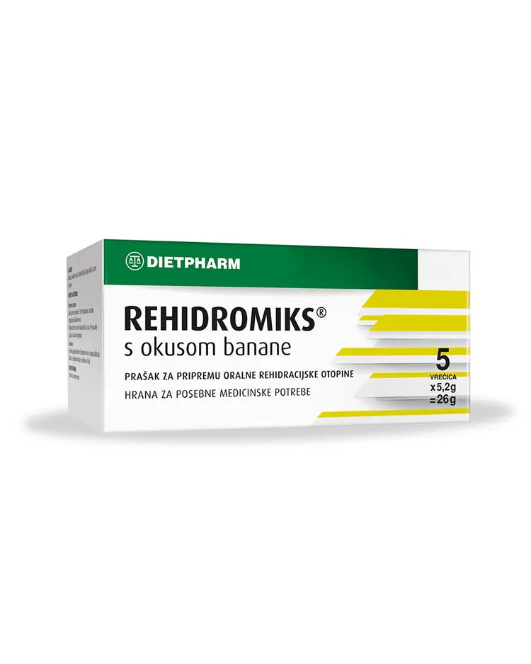 Dietpharm Rehidromiks s okusom banane 5 vrećica