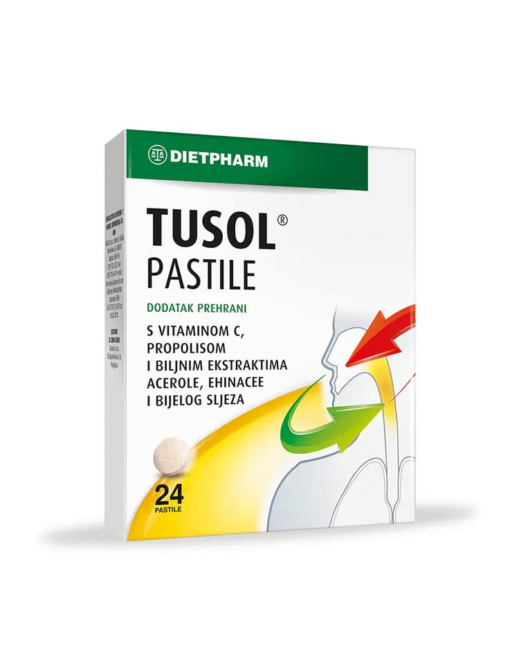 Dietpharm Tusol pastile 24 pastle