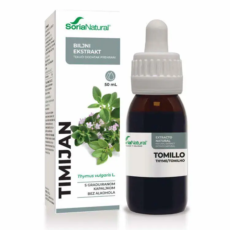 Soria Natural Timijan ekstrakt 50 ml kapi