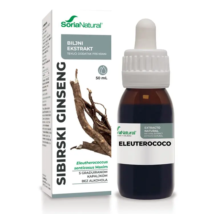 Soria Natural Sibirski ginseng ekstrakt 50 ml kapi