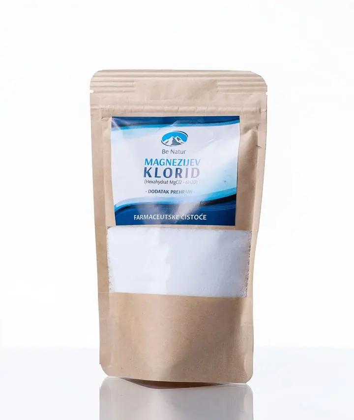 Be Natur Magnezijev klorid farmaceutske čistoće u prahu