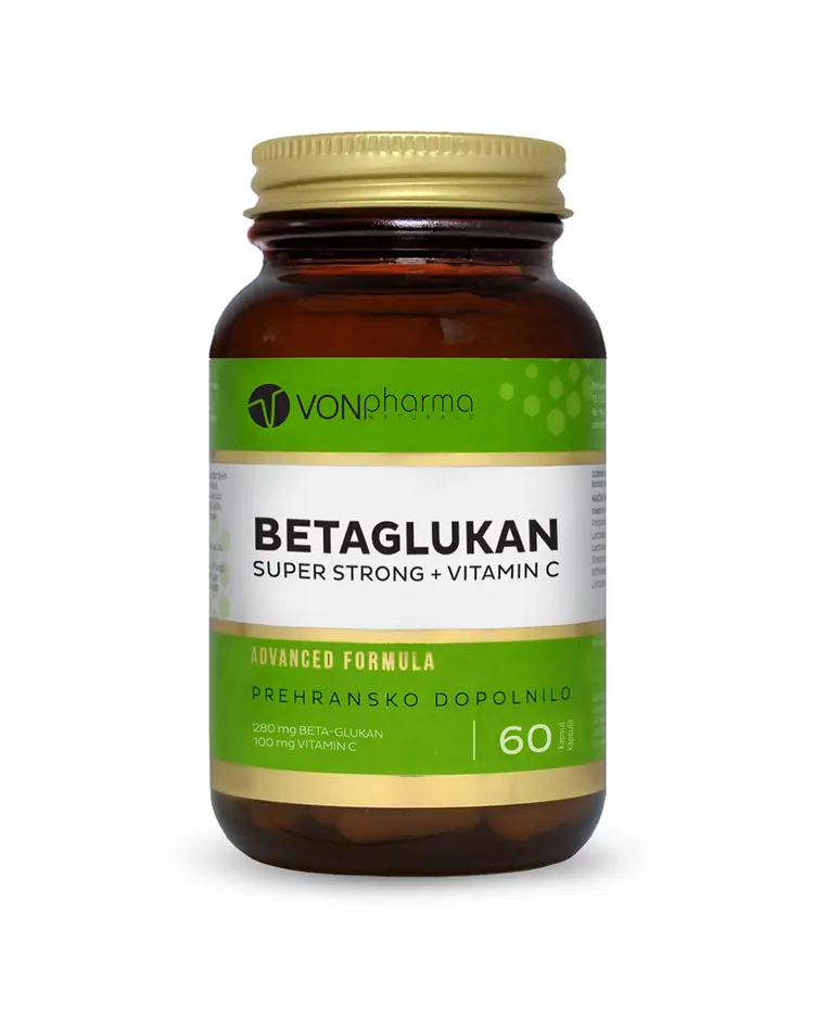VONpharma Betaglukan superstrong+ vitamin C 60 kapsula