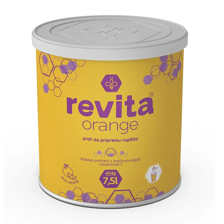 Revita Orange dodatak prehrani sa matičnom mliječi i vitaminom C, 454g