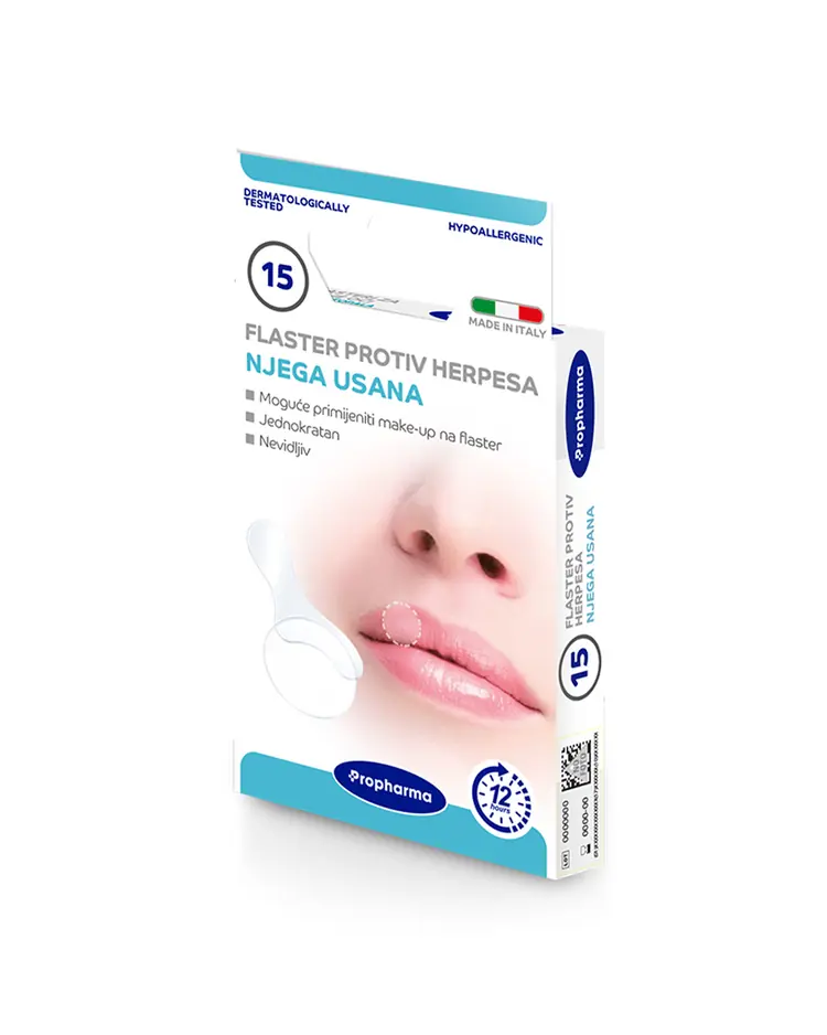 Propharma Flaster nevidljivi flaster protiv herpesa, 15 komada