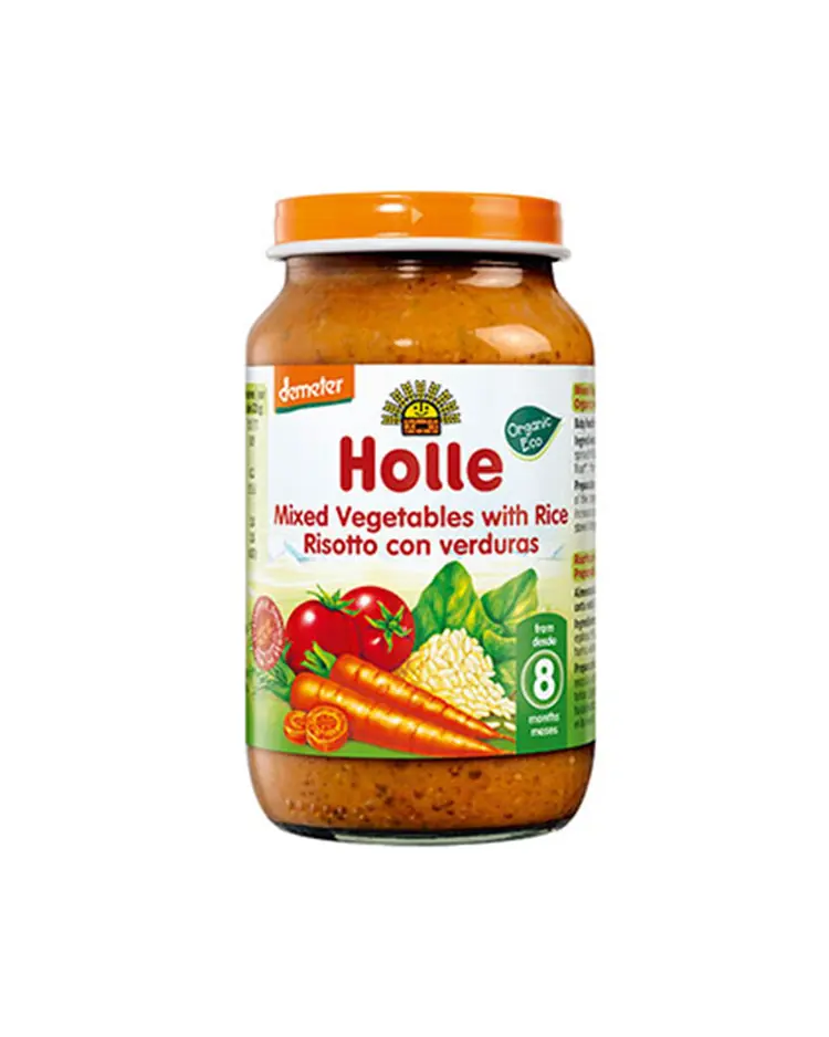 Holle Kašica od miješanog povrća s rižom