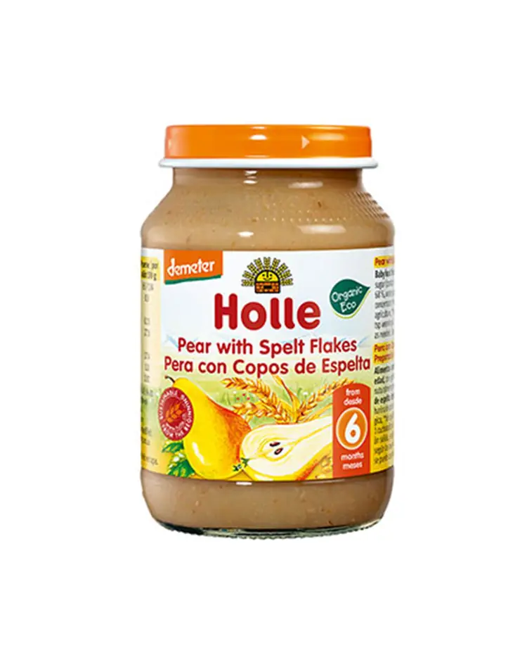 HOLLE Kašica od kruške s pahuljicama od pira