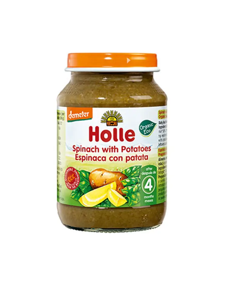 Holle Kašica od špinata s krumpirom