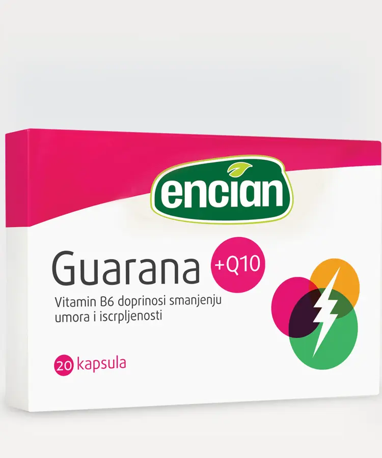 GUARANA+Q10 20 kapsula