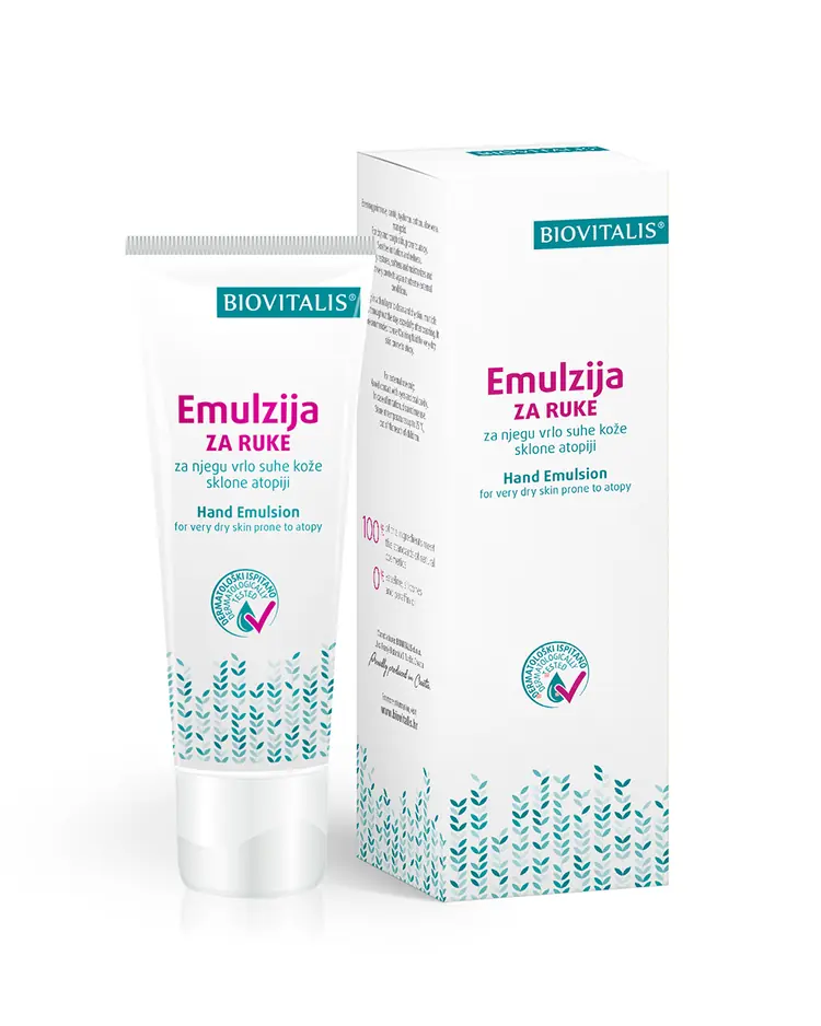 Biovitalis Emulzija za ruke za njegu vrlo suhe kože sklone atopiji