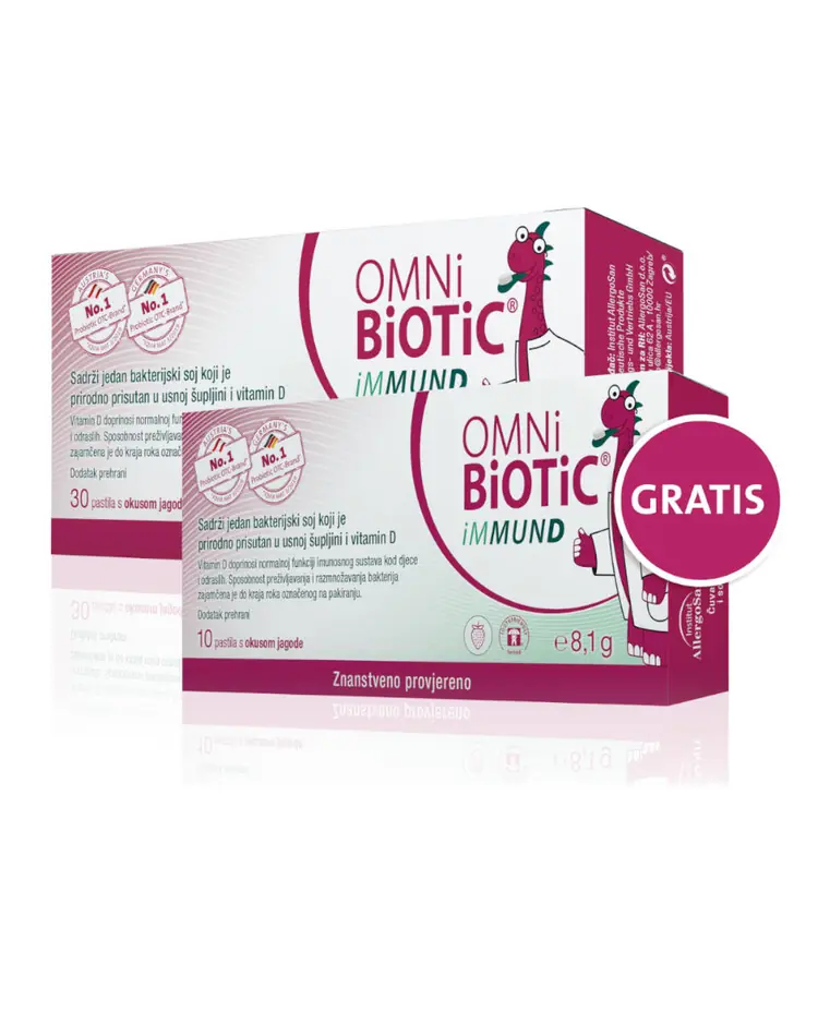 OMNi-BiOTiC iMMUND, 30 + 10 pastila PROMO