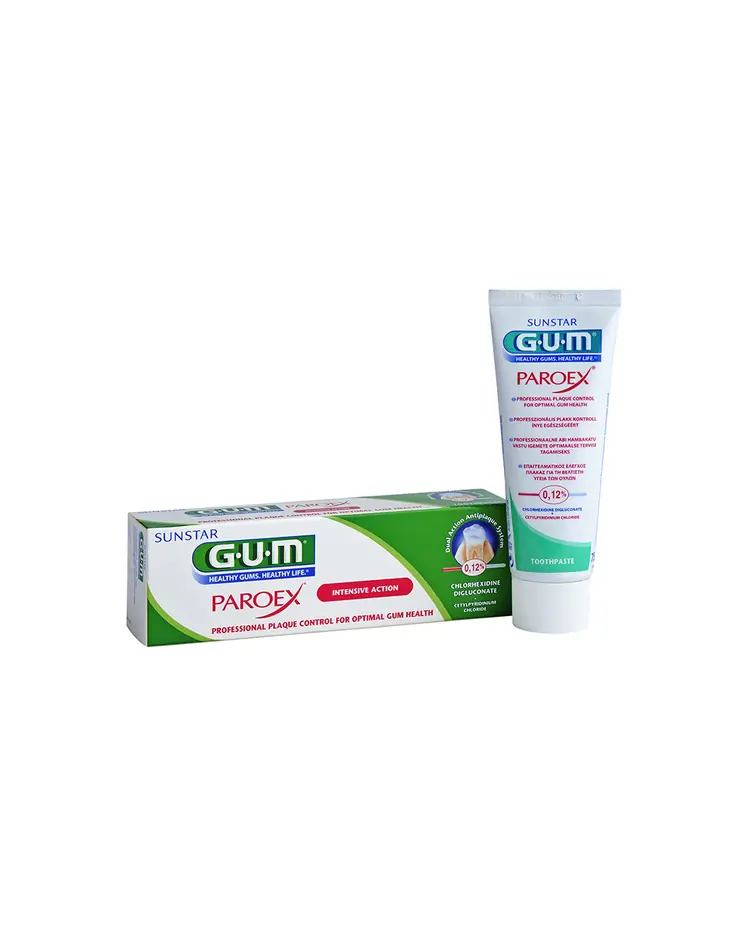 GUM PAROEX 0,12 % CHX zubna pasta 75 ml