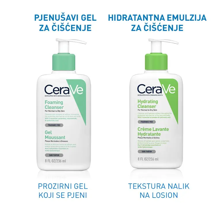 CeraVe pjenušavi gel za čišćenje, boca od 1000 ml sa pumpicom