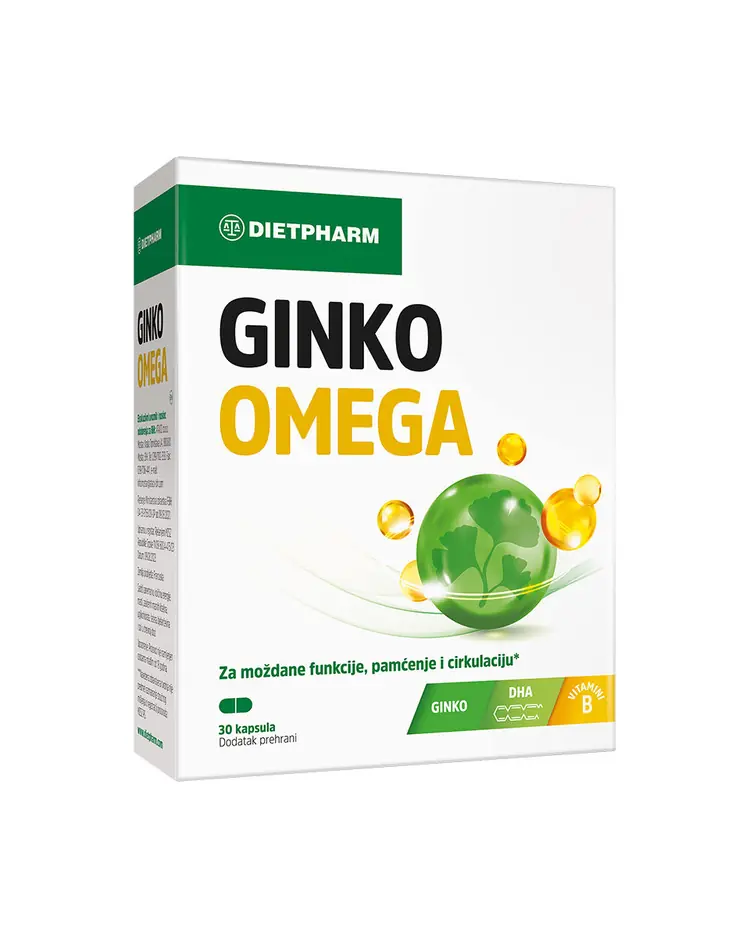 Dietpharm Ginko omega, 30 kapsula