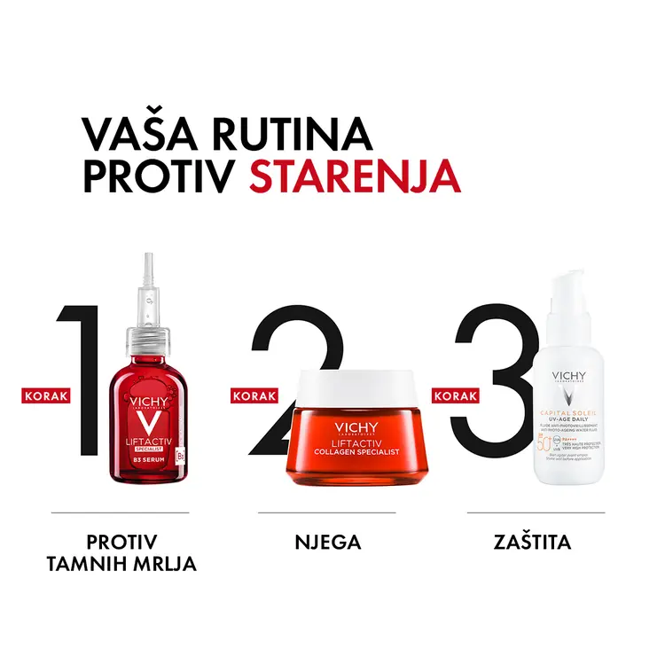 Vichy Capital Soleil UV-Age Daily Tonirani Vodeni fluid protiv fotostarenja SPF50+ 40 ml