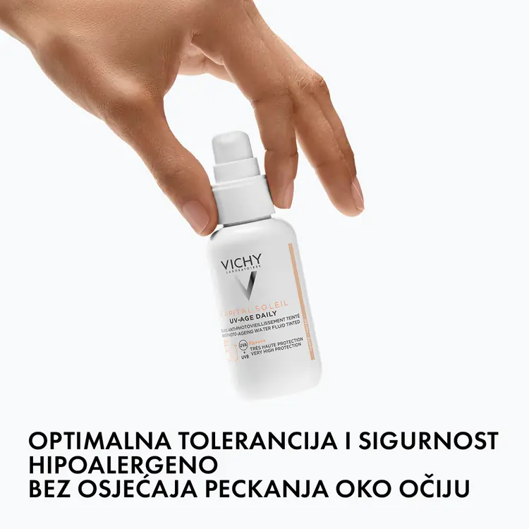 Vichy Capital Soleil UV-Age Daily Tonirani Vodeni fluid protiv fotostarenja SPF50+ 40 ml