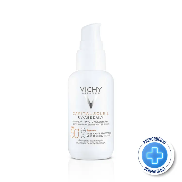 Vichy Capital Soleil UV-Age Vodeni fluid protiv fotostarenja SPF50+ 40 ml