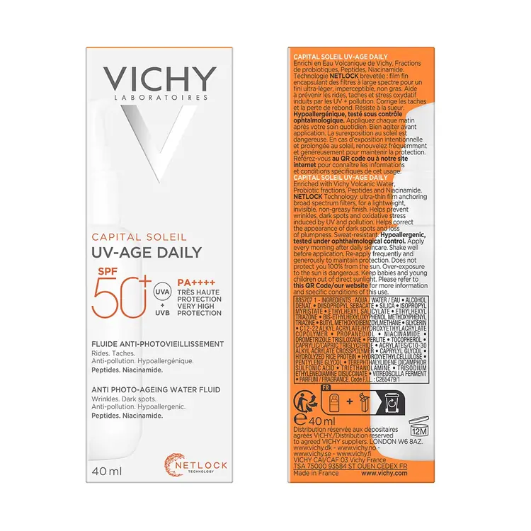 Vichy Capital Soleil UV-Age Vodeni fluid protiv fotostarenja SPF50+ 40 ml
