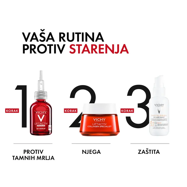 Vichy Capital Soleil UV-Age Vodeni fluid protiv fotostarenja SPF50+ 40 ml