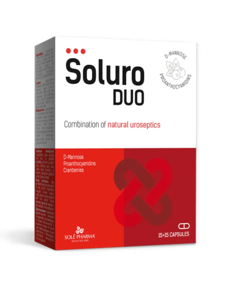 SoluroDUO  za urinarni trakt, 15+15 Kapsula