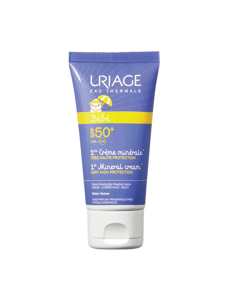 Uriage Bebe Prva mineralna krema SPF 50+ 50 ml