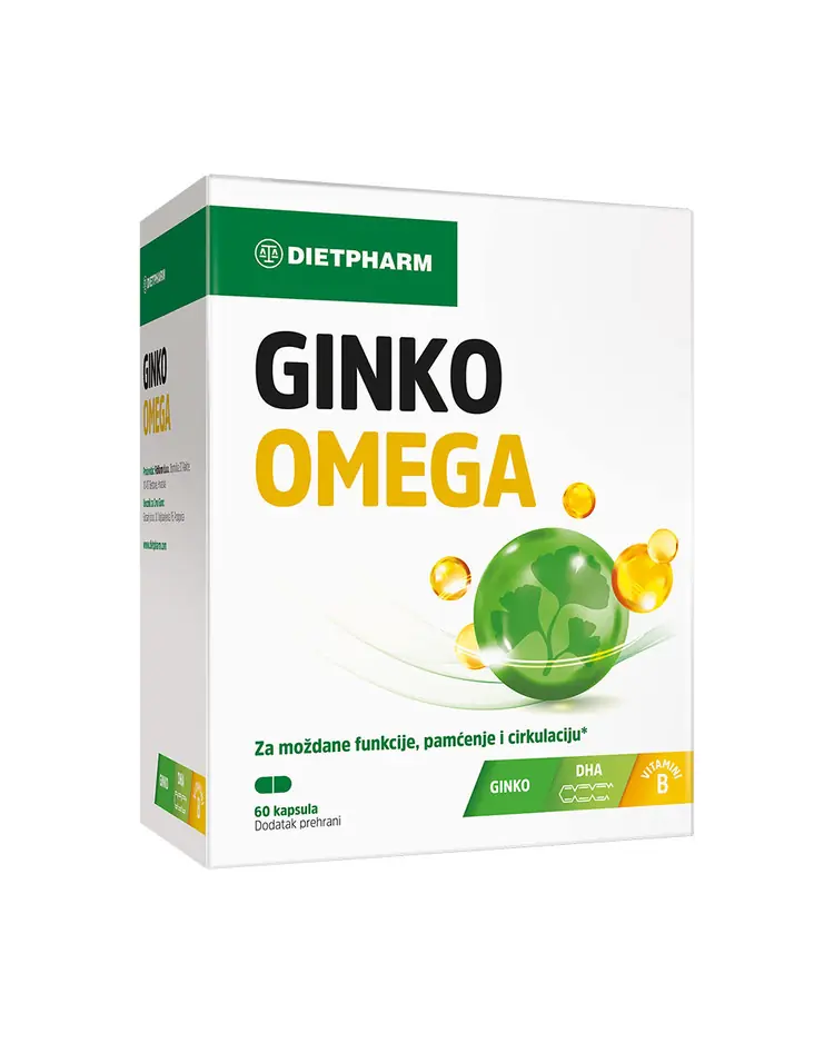 Dietpharm Ginko omega, 60 kapsula