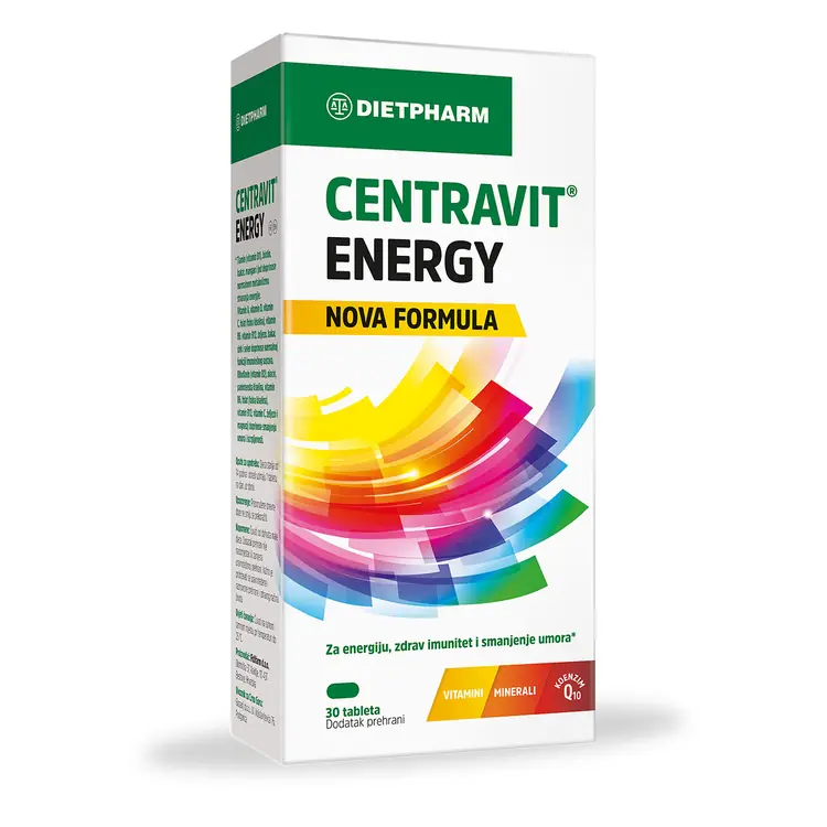 Dietpharm Centravit energy, 30 tableta