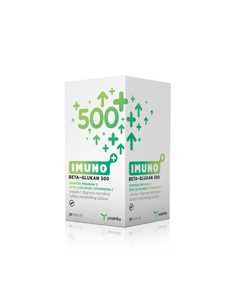 Yasenka IMUNO BETA GLUKAN 500, 30 kapsula