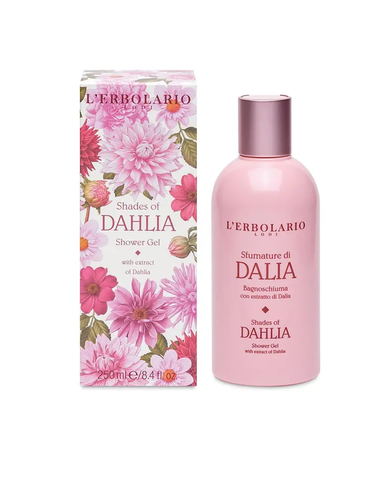 L'Erbolario Sfumature di dalia (dalia), gel za tuširanje  250 ml