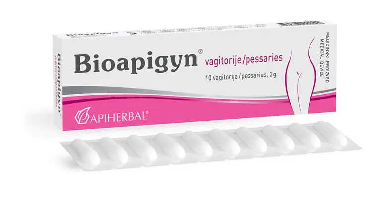 Bioapigyn vagitorije 10 vagitorija, 3 g svaka