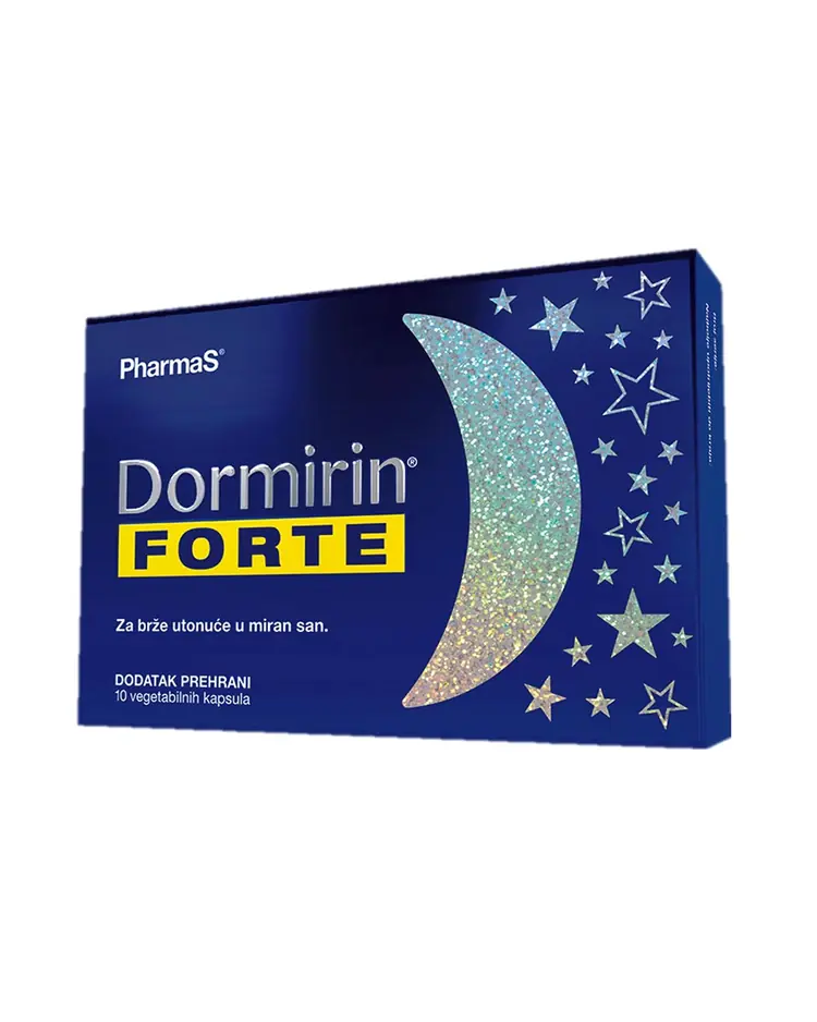 PharmaS Dormirin FORTE 10  kapsula za brže utonuće u miran san