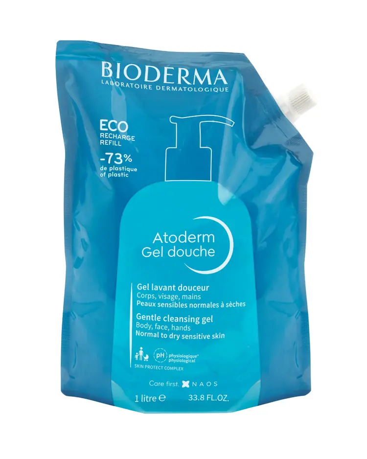 Bioderma Atoderm Gel de douche, 1000 ml REFILL
