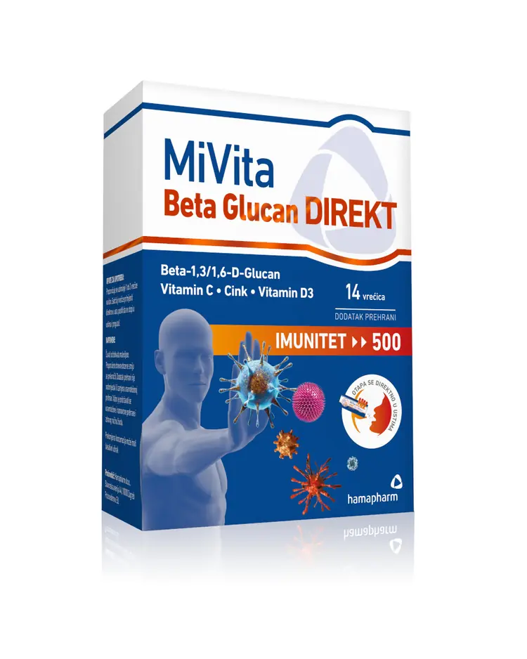 MiVita Beta Glucan Direkt 14 vrećica za imunitet