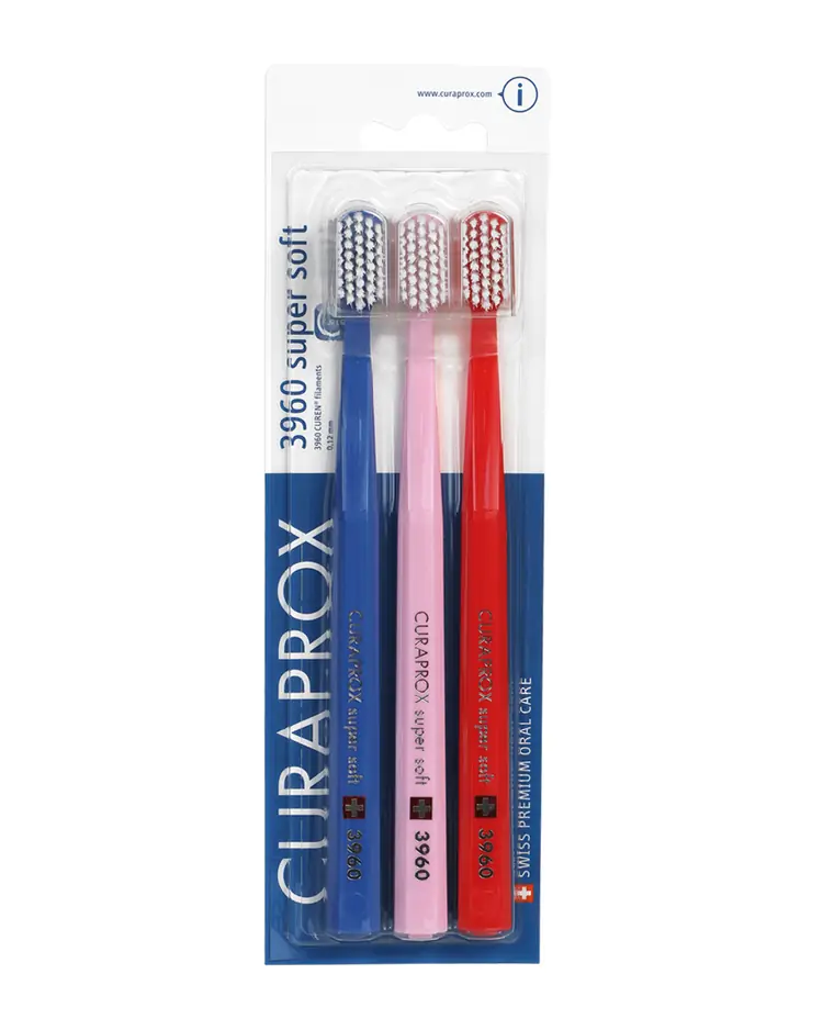 Curaprox četkica za zube CS 3960 Super Soft, 3 zubne četkice