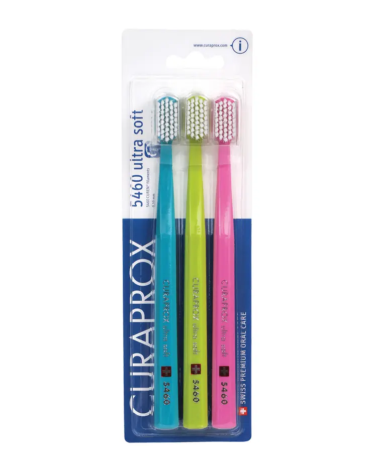 Zubna četkica Curaprox CS 5460 Ultra Soft, 3 zubne četkice