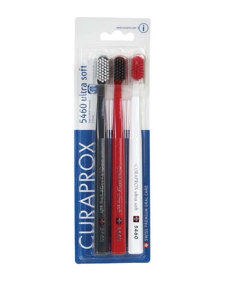 Zubna četkica Curaprox CS 5460 Ultra Soft, 3 zubne četkice