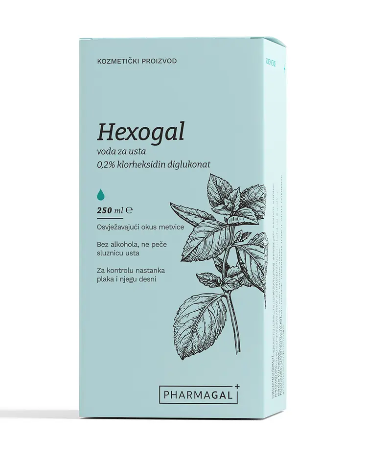 Pharmagal Hexogal voda za usta, 250 ml