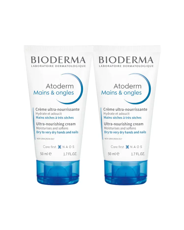 Bioderma Atoderm Krema za ruke i nokte PROMO, 50 ml + 50 ml