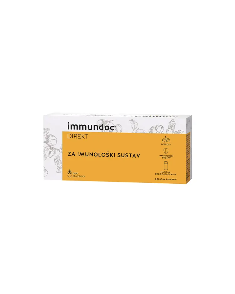 Immundoc Direkt dodatak prehrani za imunološki sustav, 12 bočica x 10ml