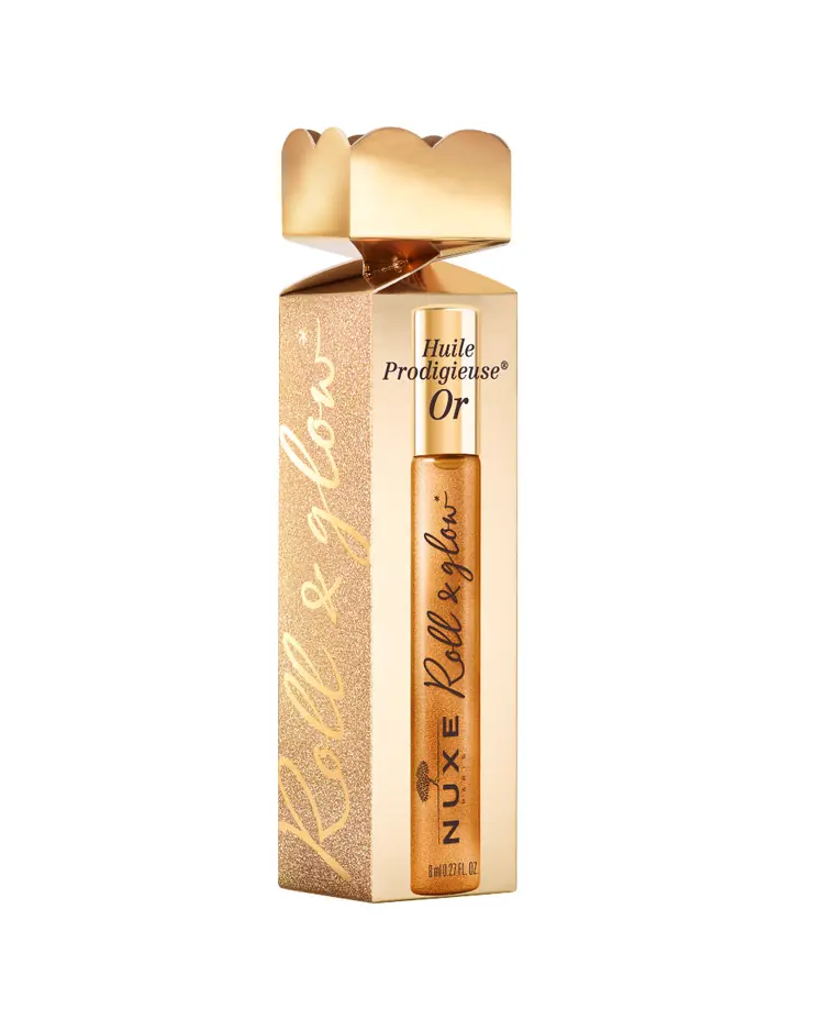 Nuxe Roll&Glow Huile Prodigieuse® Or, 8 ml