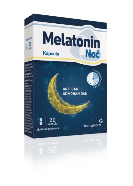 Melatonin Noć 20 kapsula