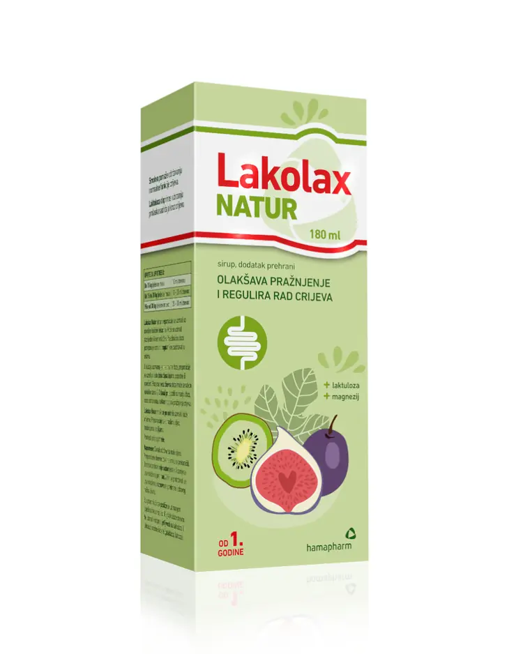 Lakolax NATUR sirup, 180 ml