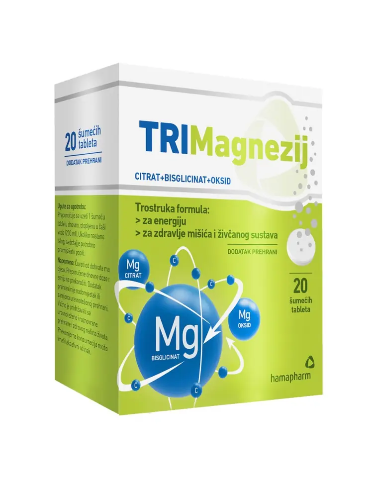 TRIMagnezij šumeće tablete a 20