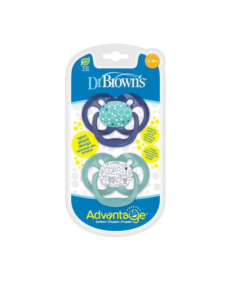 Dr.Brown's ADVANTAGE duda varalica PLAVA 6-18mj (2 kom) Razina 2-0