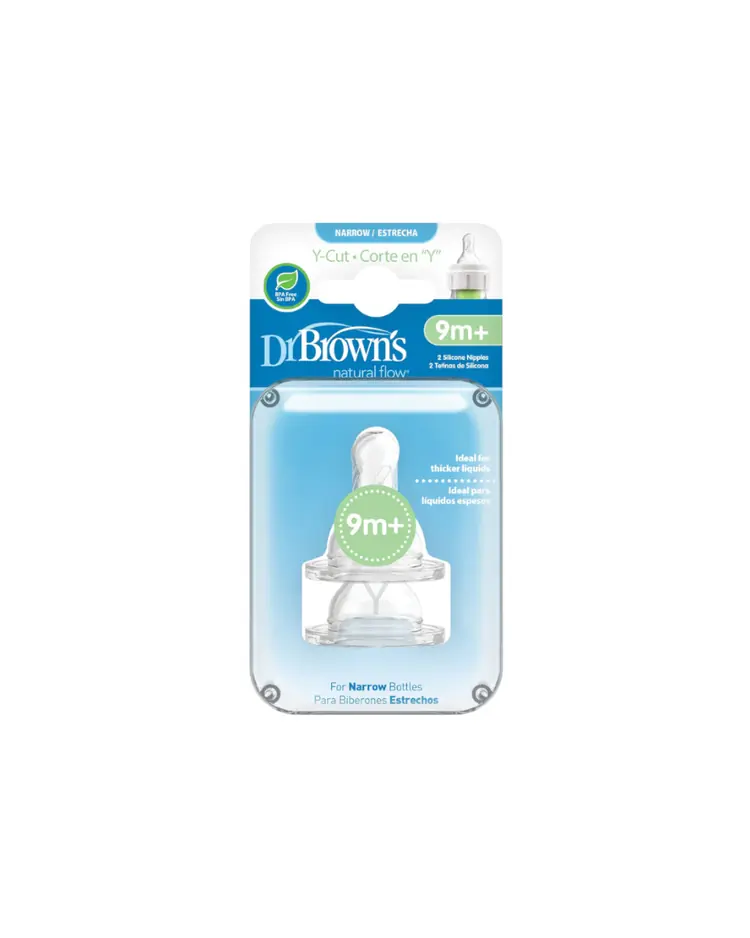 Dr.Brown's Options+ Silikonski nastavak za bočicu usko grlo, Y rez 2 sisača